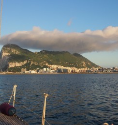 Ever lasting nasty black cloud over Gibraltar